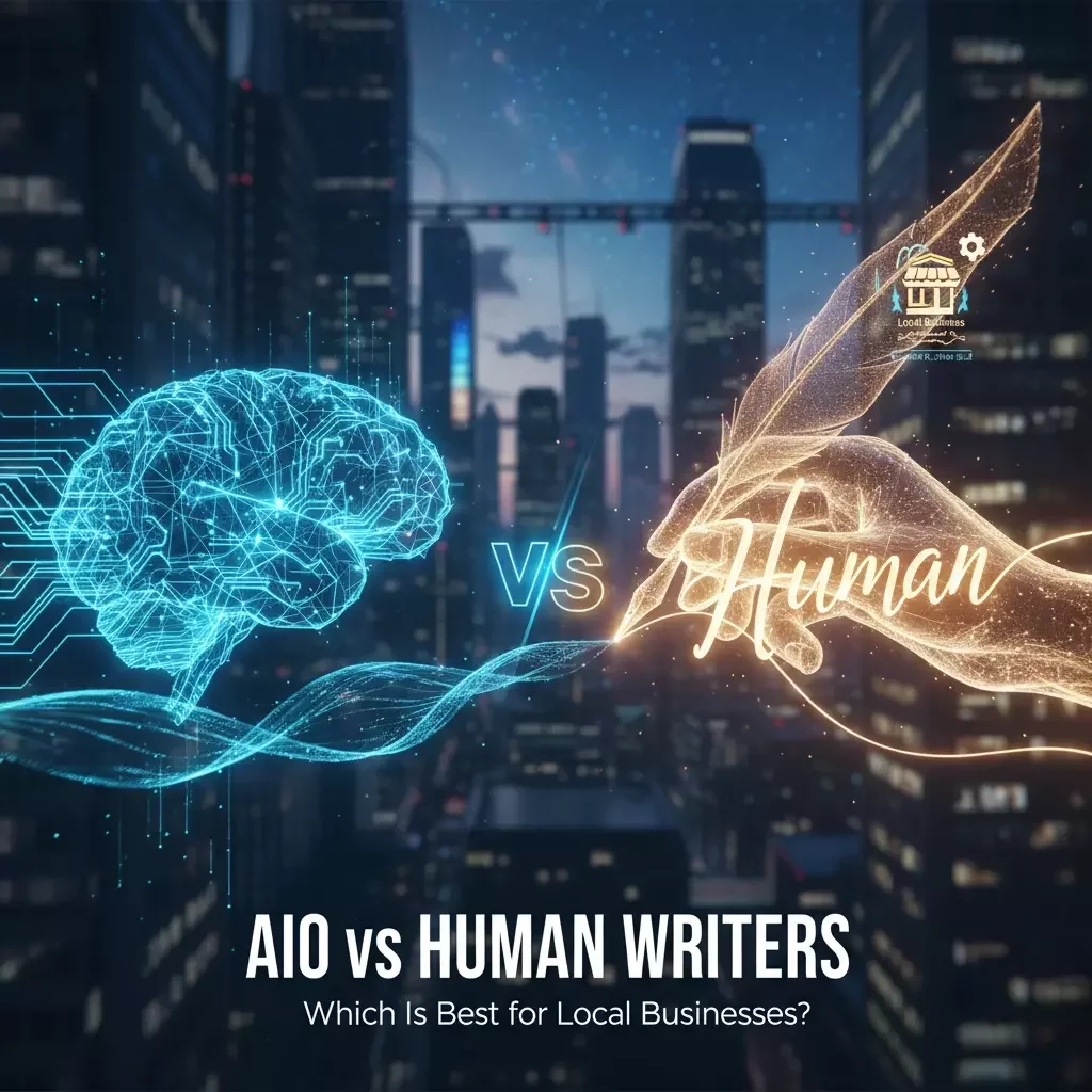 AIO vs Human Writers: Which Is Best for Local Businesses?